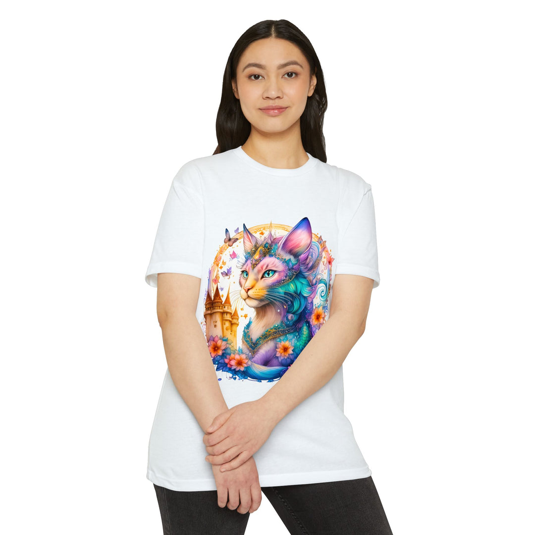 Fairy Tale Cat Majesty Top - Unisex Fantasy Kingdom T-Shirt