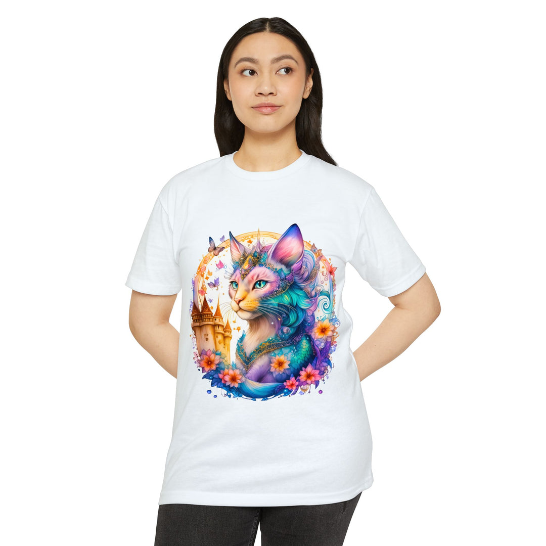 Fairy Tale Cat Majesty Top - Unisex Fantasy Kingdom T-Shirt