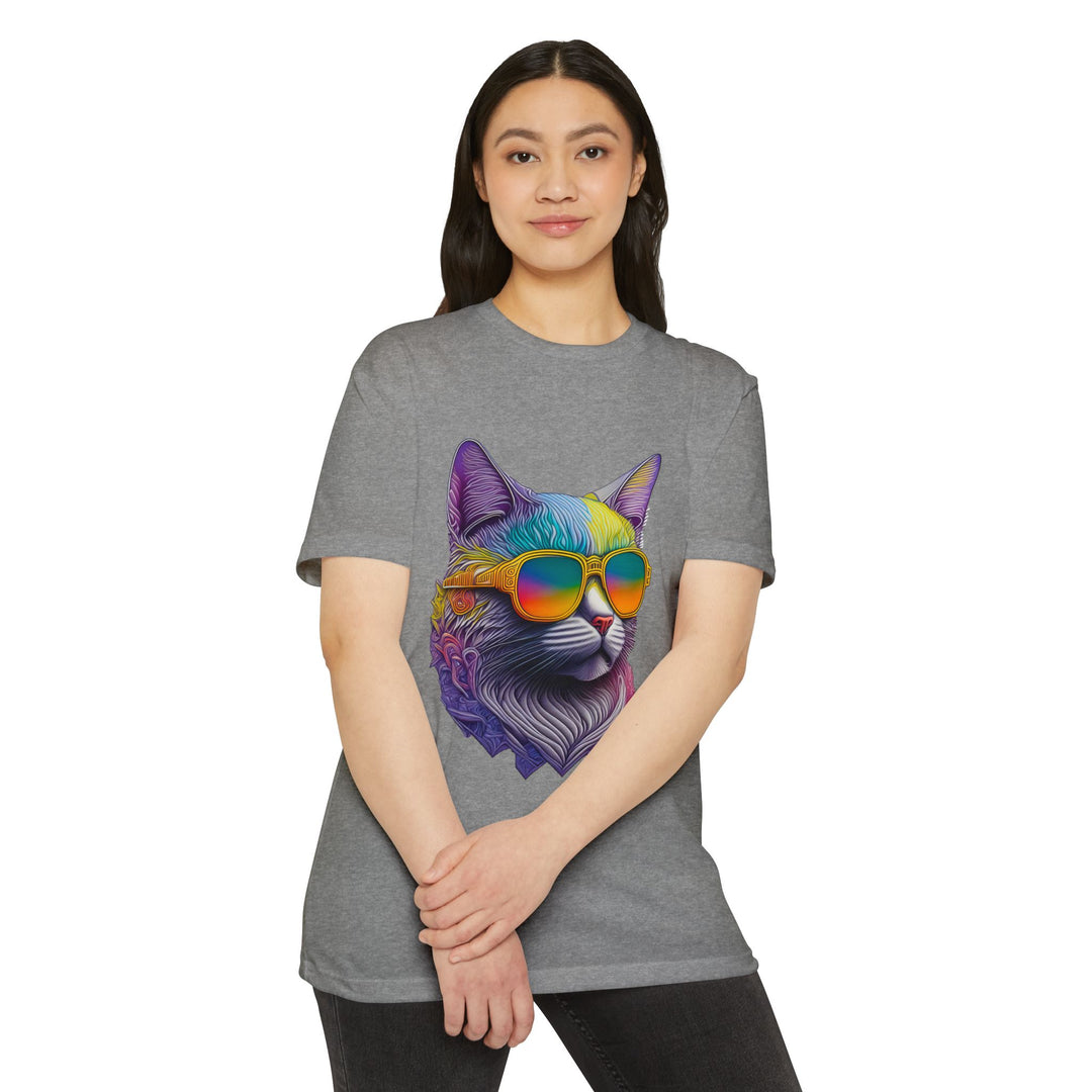 Chill Vibes Cat Top - Unisex Stylish Feline T-Shirt