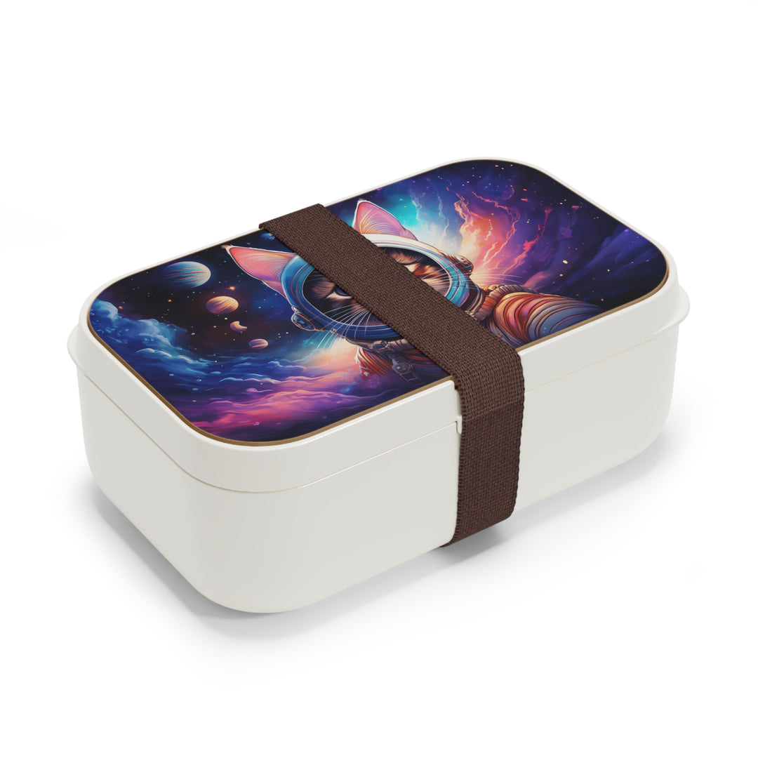 Bento Lunchbox with Space Cat Design – Stylish & Eco-Friendly Food Storage