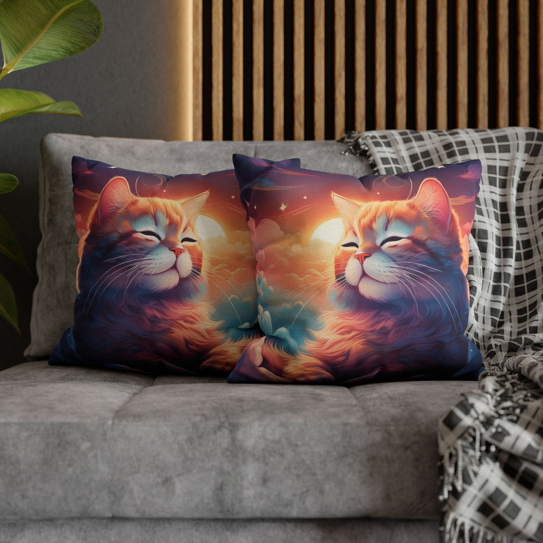 Serenity in the Sky: Premium Cat-Themed Pillowcase for Ultimate Comfort