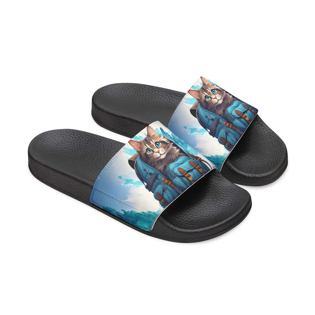 Adventure Backpack Cat Slide Sandals – Playful Comfort for Every Journey