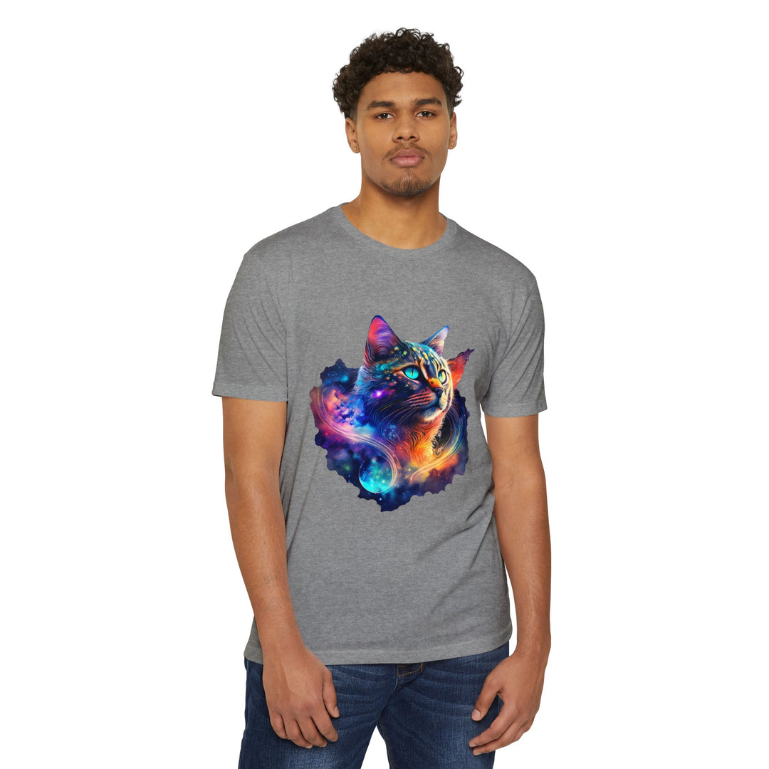 Galactic Cat Shirt - Cosmic Feline Art Design