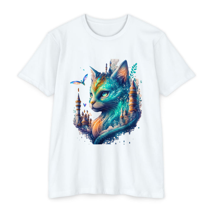 Enchanted Forest Feline Top - Unisex Fantasy Art T-Shirt