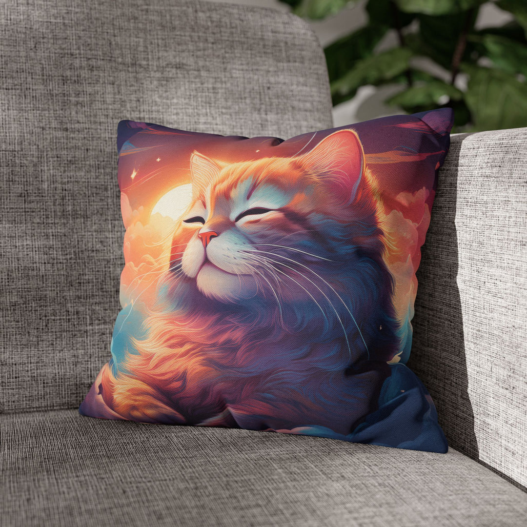 Serenity in the Sky: Premium Cat-Themed Pillowcase for Ultimate Comfort