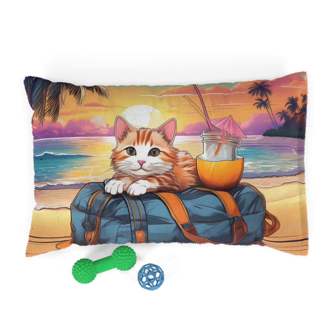 Tropical Escape Cat Pet Bed – Relaxing Comfort for Your Pet