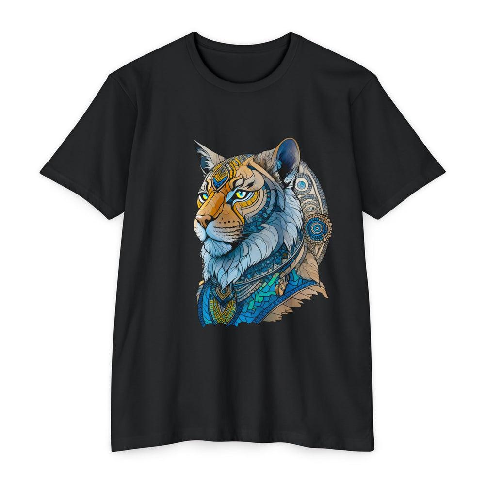 Regal Cat Majesty Shirt - Intricate Mosaic Design