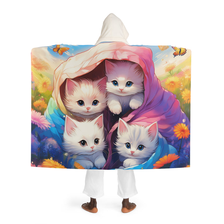 Bundle of Joy Hooded Sherpa Fleece Blanket