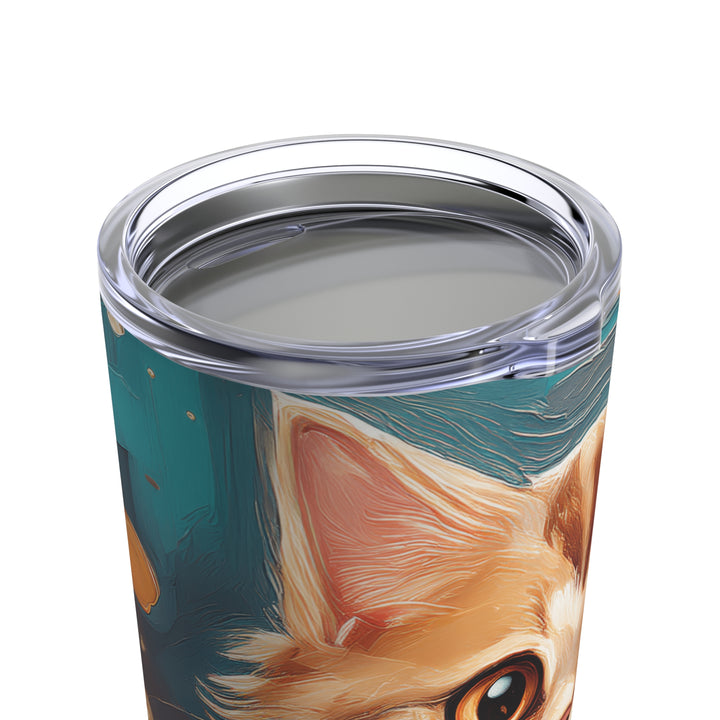 Cocoa Kitten Stainless Steel Tumbler – Sip in Sweet Comfort