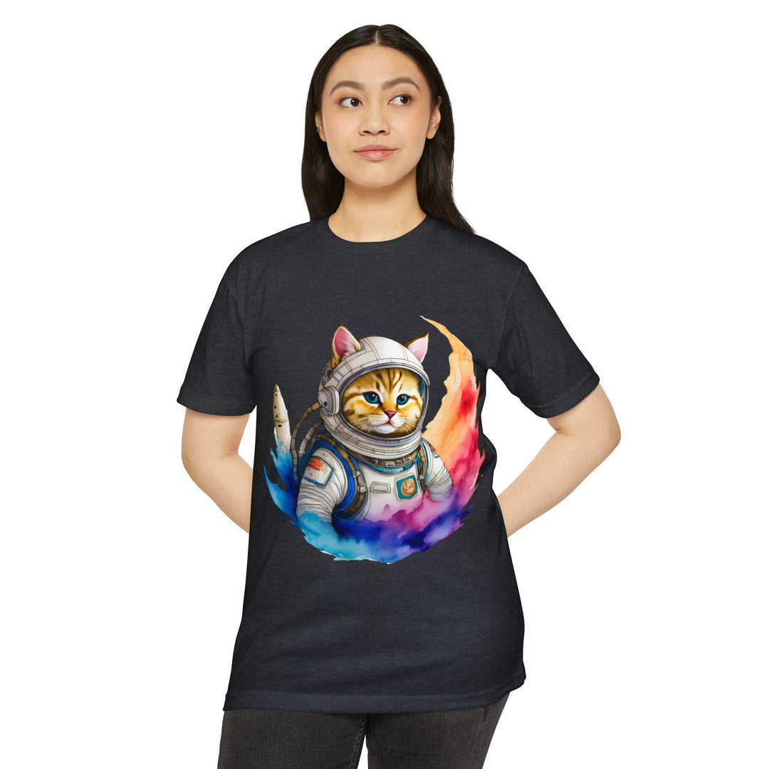 Launchpad Catstronaut Top - Unisex Galaxy Explorer T-Shirt