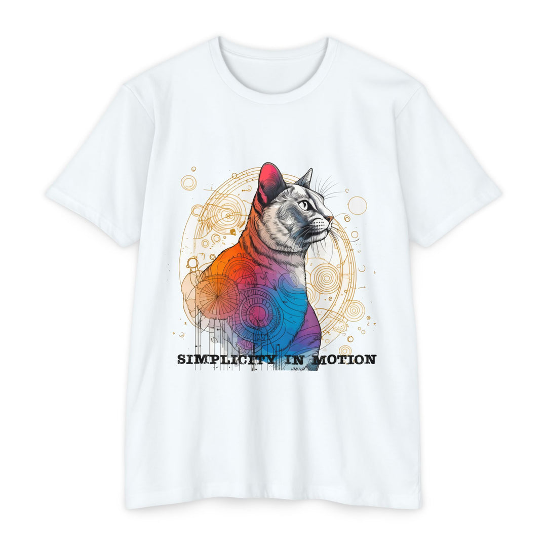 Art of Motion Cat Top - Unisex Conceptual Art T-Shirt