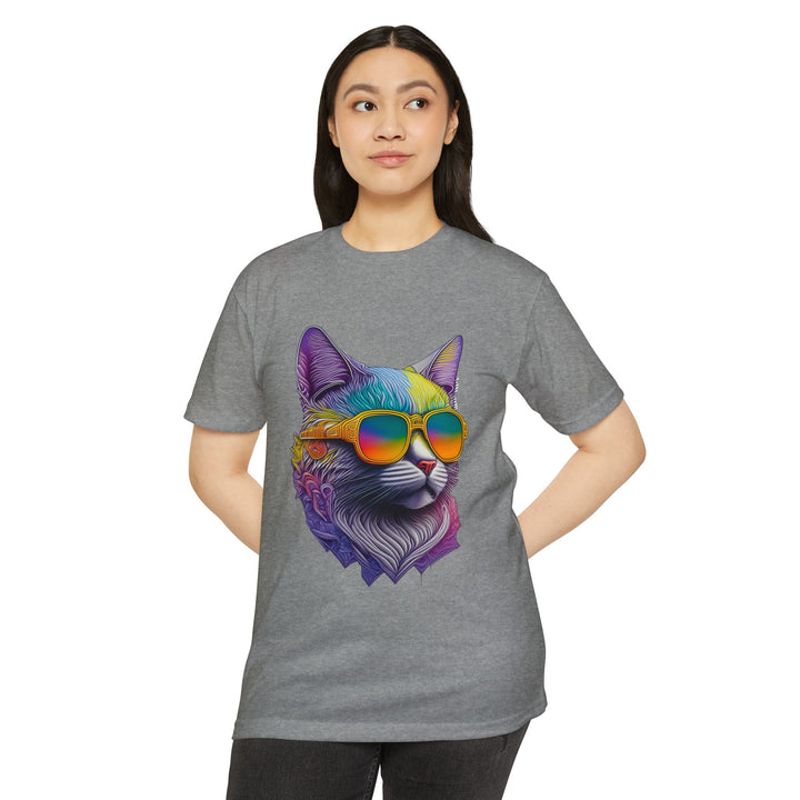 Chill Vibes Cat Top - Unisex Stylish Feline T-Shirt