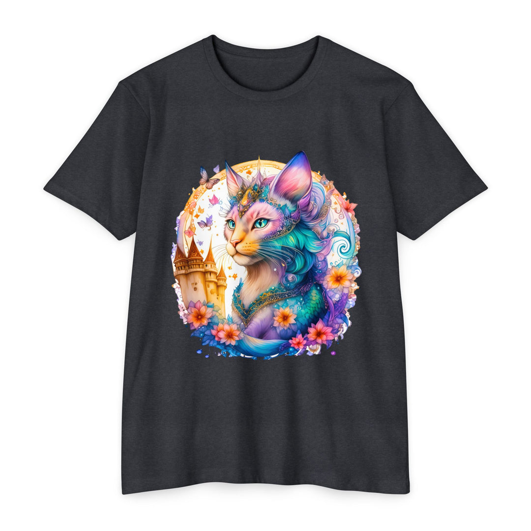 Fairy Tale Cat Majesty Top - Unisex Fantasy Kingdom T-Shirt