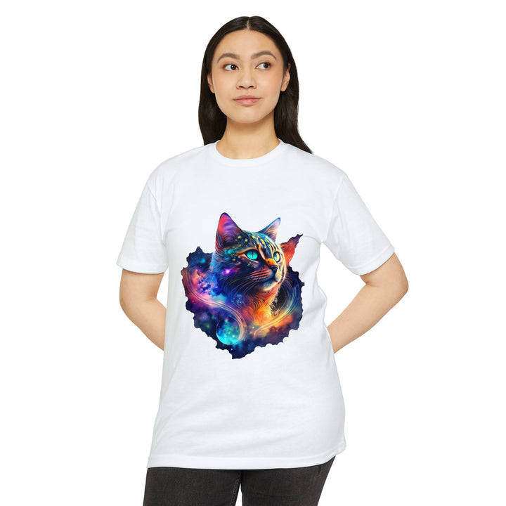 Galactic Cat Shirt - Cosmic Feline Art Design