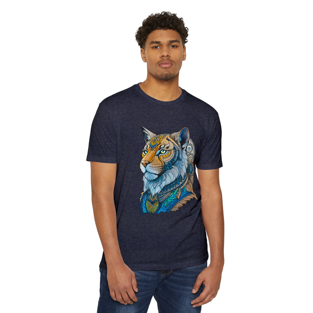 Regal Cat Majesty Shirt - Intricate Mosaic Design