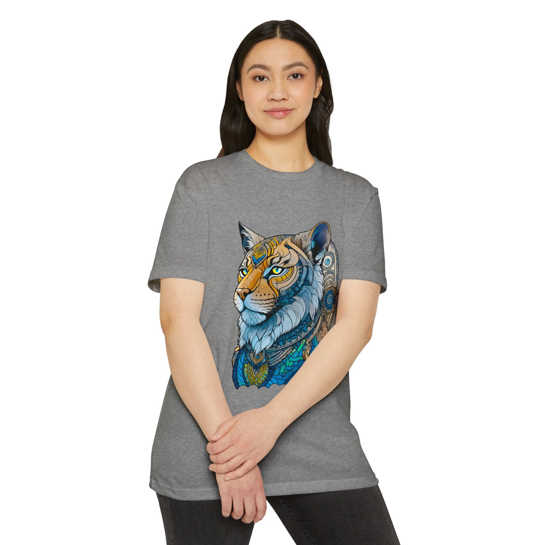 Regal Cat Majesty Shirt - Intricate Mosaic Design