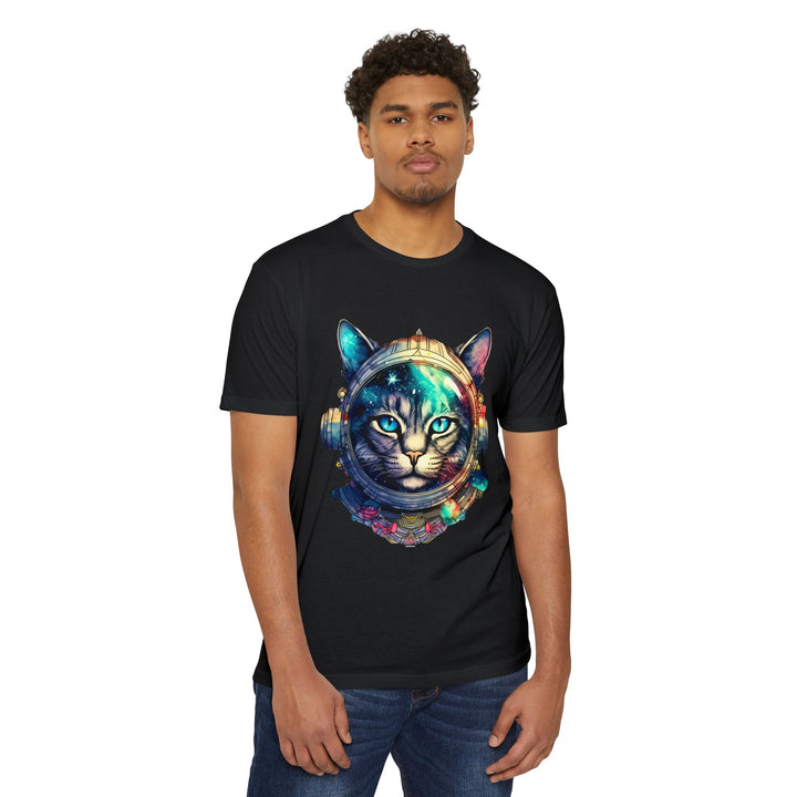 Galactic Explorer Cat Top - Unisex Cosmic Adventure T-Shirt