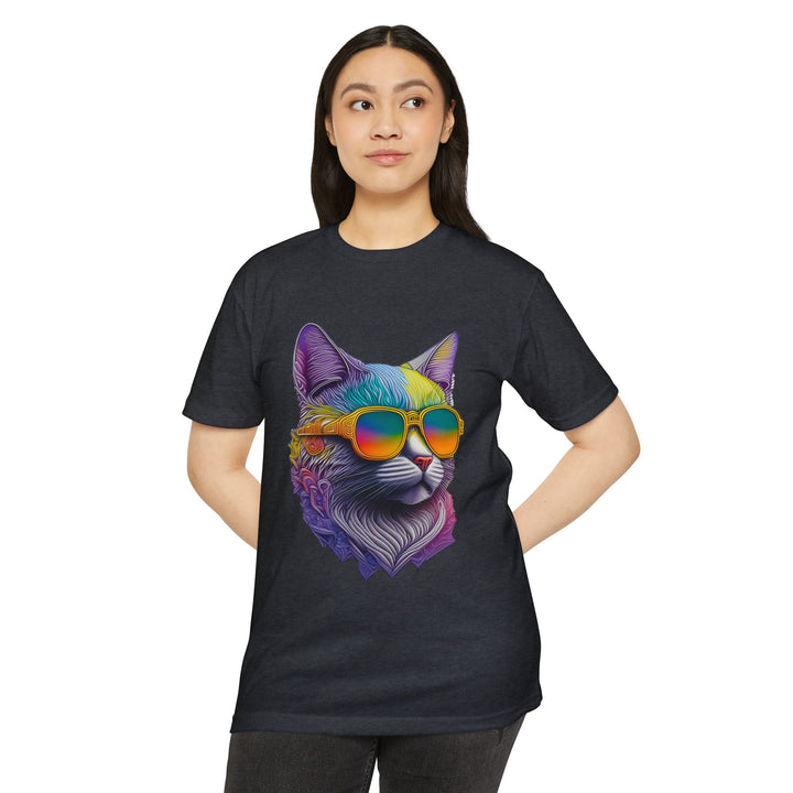 Chill Vibes Cat Top - Unisex Stylish Feline T-Shirt