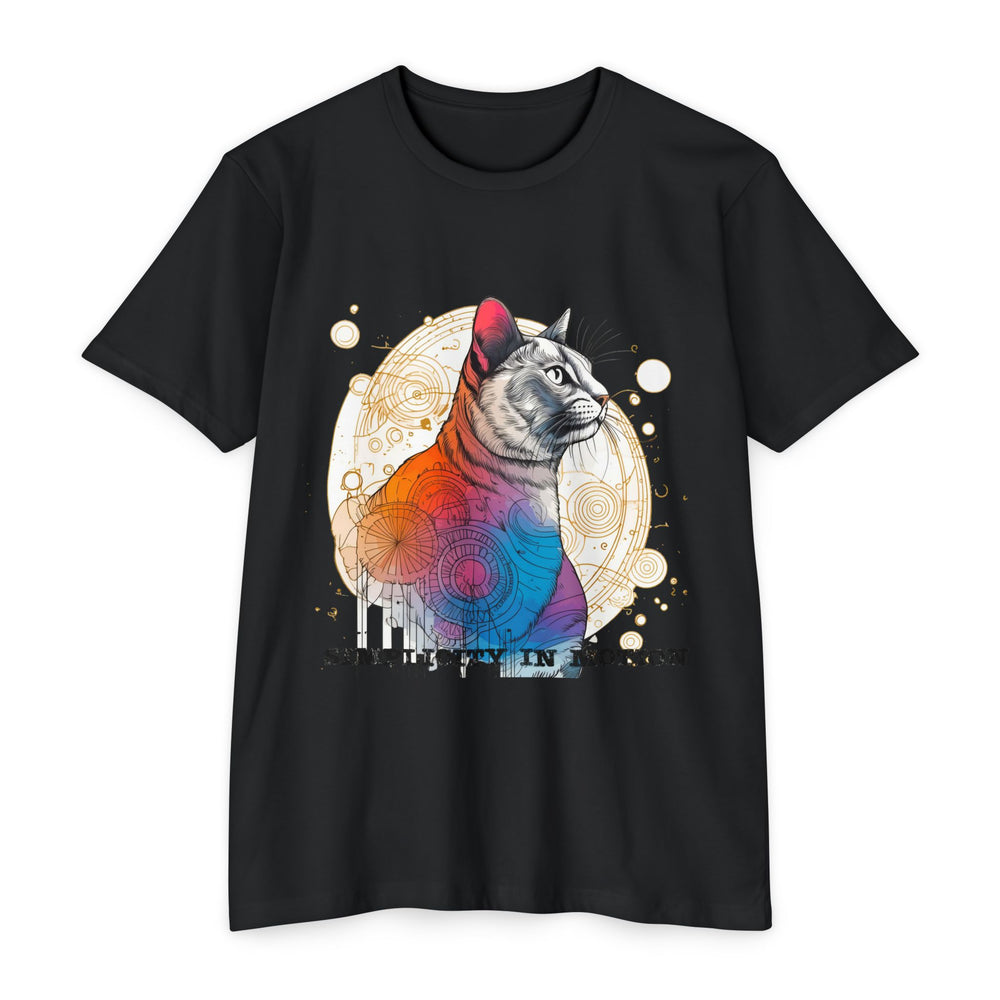 Art of Motion Cat Top - Unisex Conceptual Art T-Shirt