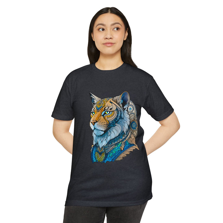 Regal Cat Majesty Shirt - Intricate Mosaic Design