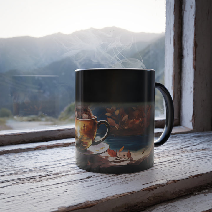 Adventurous Kitty Fishing Mug – A Whimsical Escape with Every Sip