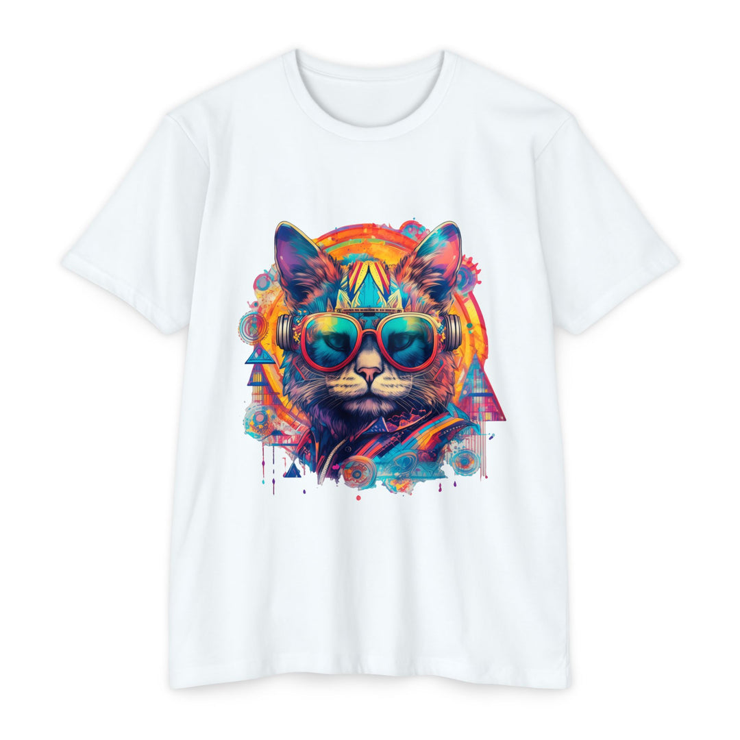 Urban Art Cat Top - Unisex Pop Culture T-Shirt