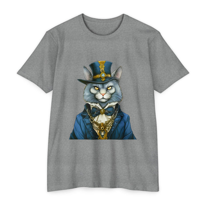 Victorian Gentlecat Top - Unisex Steampunk Cat T-Shirt