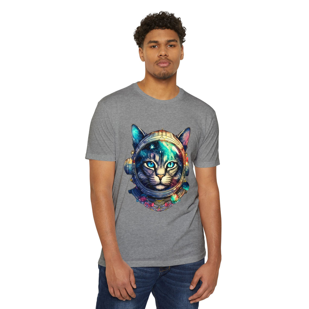 Galactic Explorer Cat Top - Unisex Cosmic Adventure T-Shirt