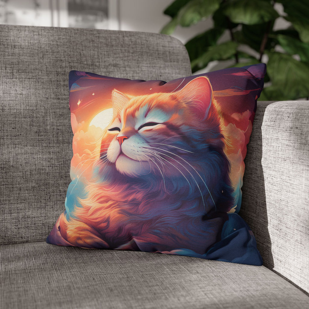 Serenity in the Sky: Premium Cat-Themed Pillowcase for Ultimate Comfort