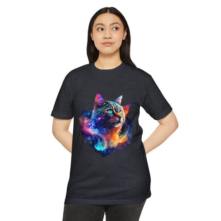 Galactic Cat Shirt - Cosmic Feline Art Design