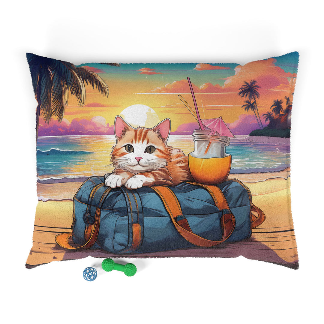 Tropical Escape Cat Pet Bed – Relaxing Comfort for Your Pet