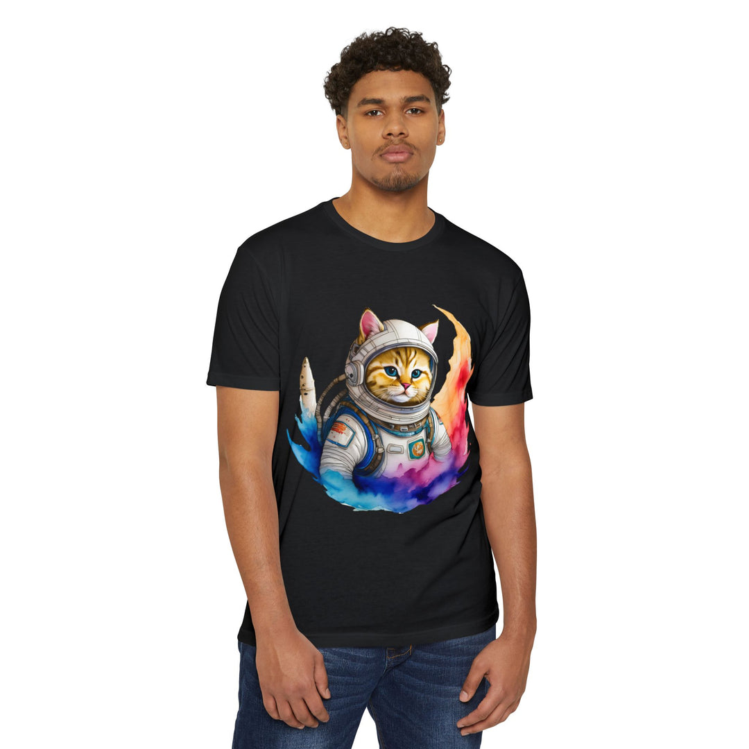 Launchpad Catstronaut Top - Unisex Galaxy Explorer T-Shirt