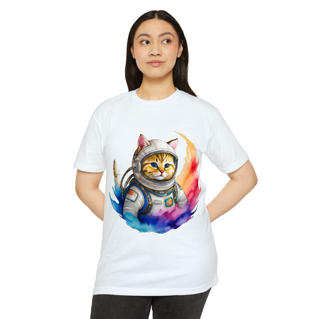 Launchpad Catstronaut Top - Unisex Galaxy Explorer T-Shirt