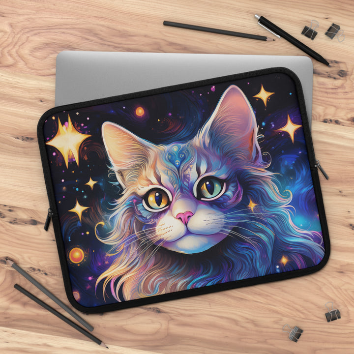 Cosmic Whiskers: The Galactic Laptop Sleeve of Dreams