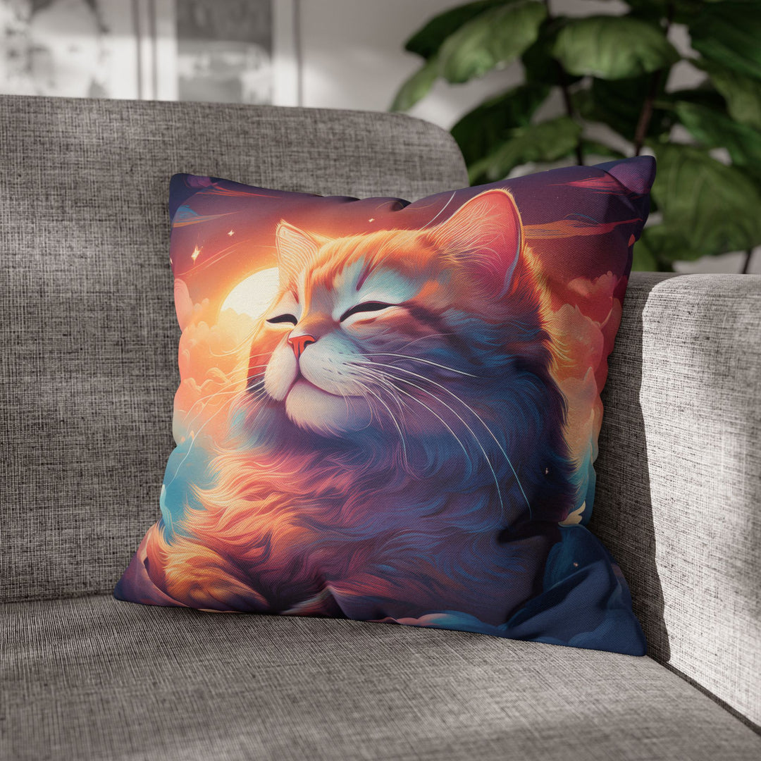 Serenity in the Sky: Premium Cat-Themed Pillowcase for Ultimate Comfort