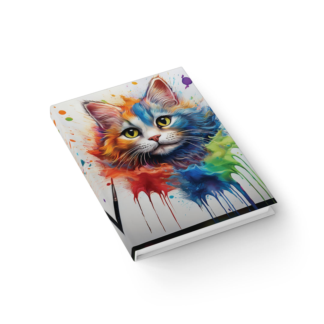 Color Splash Cat Journal – Ignite Your Creative Flow