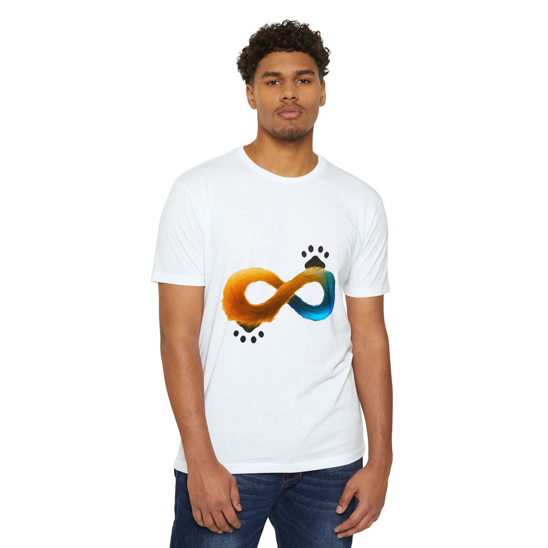 Eternal Whiskers Infinity Top - Unisex Minimalist Cat T-Shirt