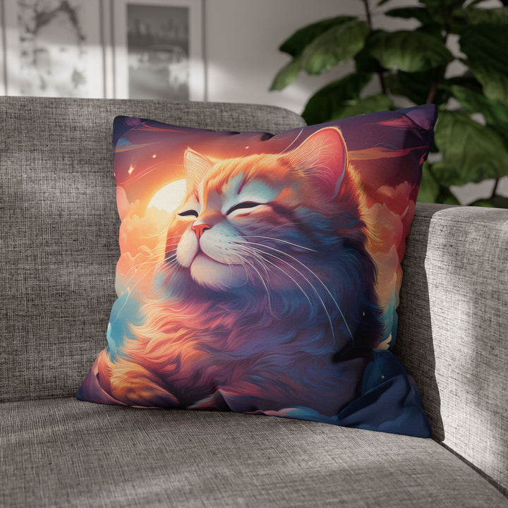 Serenity in the Sky: Premium Cat-Themed Pillowcase for Ultimate Comfort