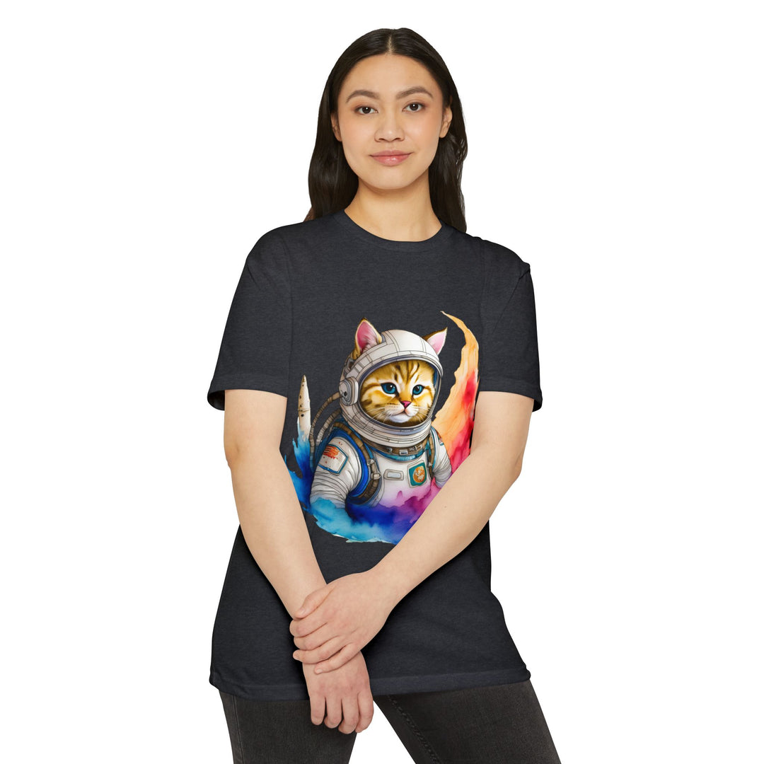 Launchpad Catstronaut Top - Unisex Galaxy Explorer T-Shirt