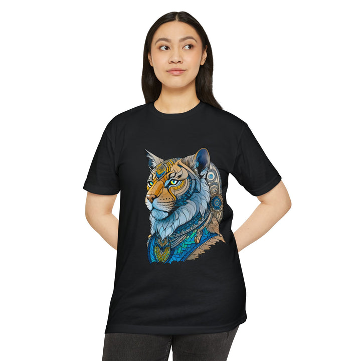 Regal Cat Majesty Shirt - Intricate Mosaic Design