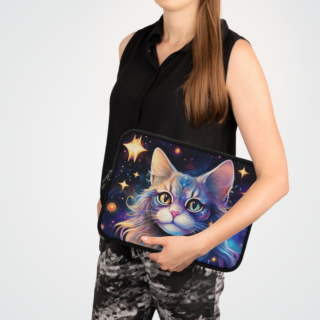 Cosmic Whiskers: The Galactic Laptop Sleeve of Dreams