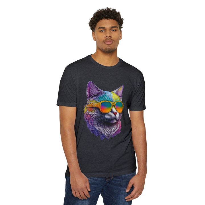 Chill Vibes Cat Top - Unisex Stylish Feline T-Shirt