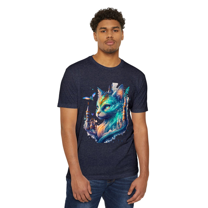 Enchanted Forest Feline Top - Unisex Fantasy Art T-Shirt