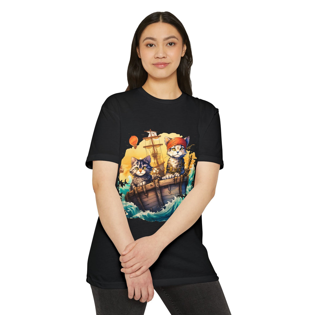 Pirate Kittens Adventure Top - Unisex High Seas T-Shirt