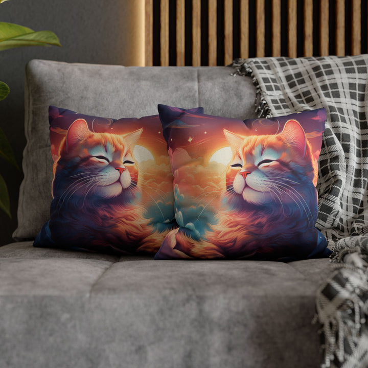 Serenity in the Sky: Premium Cat-Themed Pillowcase for Ultimate Comfort