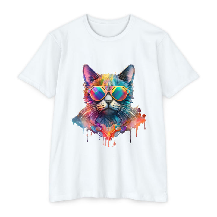 Groovy Beats Cat Top - Unisex DJ Cat T-Shirt