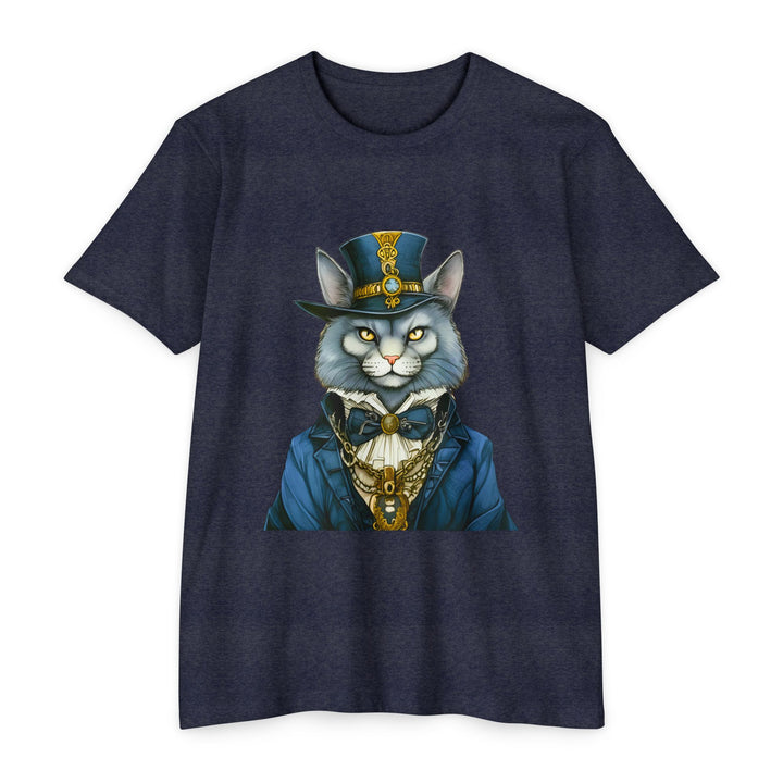 Victorian Gentlecat Top - Unisex Steampunk Cat T-Shirt