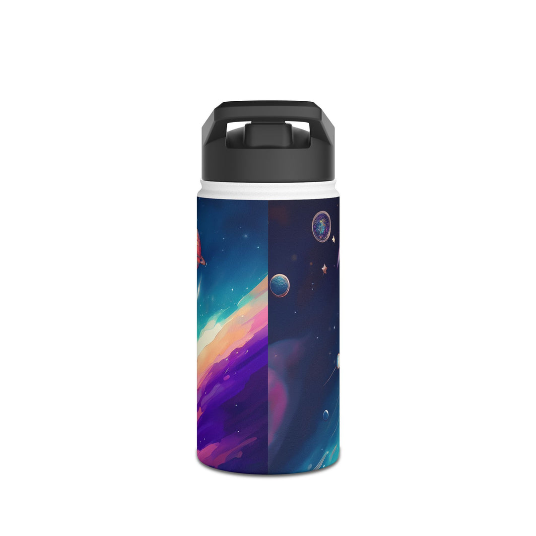 Cosmic Explorer Cat Stainless Steel Water Bottle – Out of This World Hydration