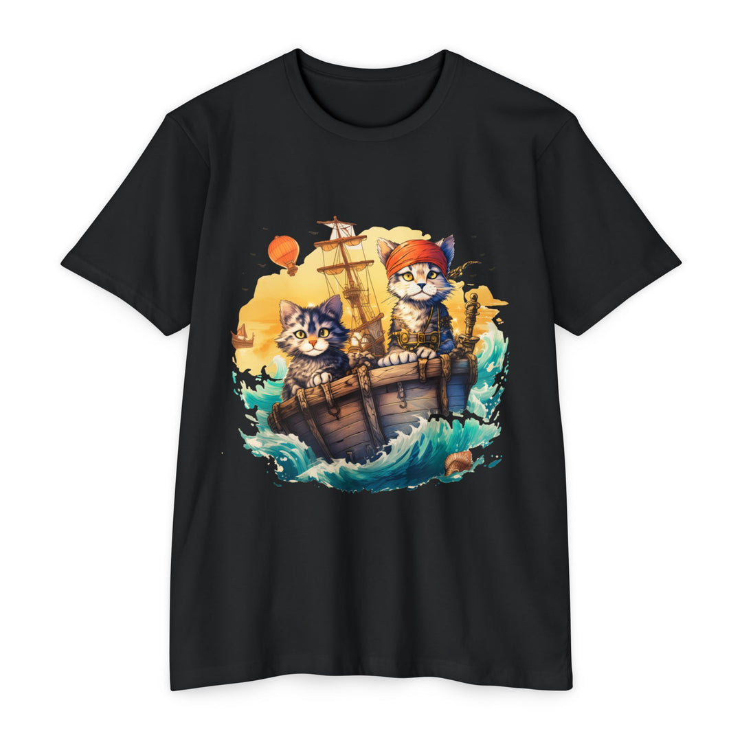 Pirate Kittens Adventure Top - Unisex High Seas T-Shirt