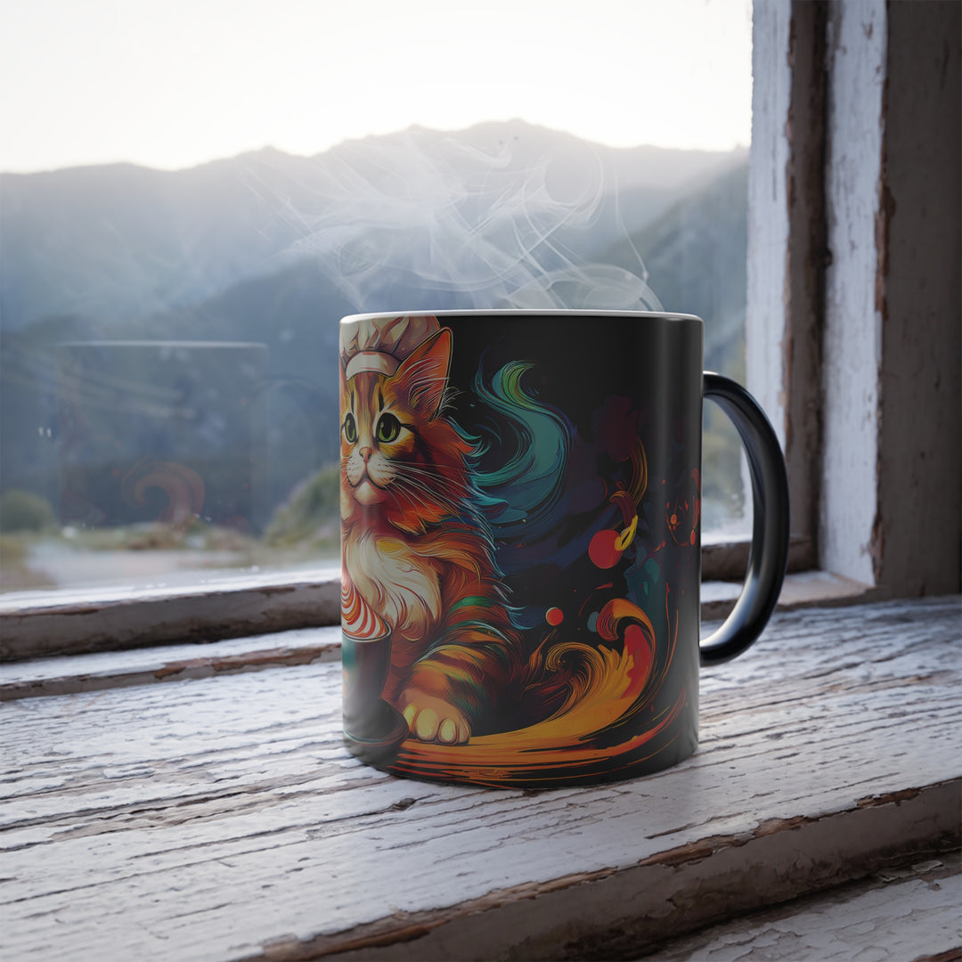 Barista Kitten Coffee Mug – A Purrfect Blend of Cuteness and Craftsmanship